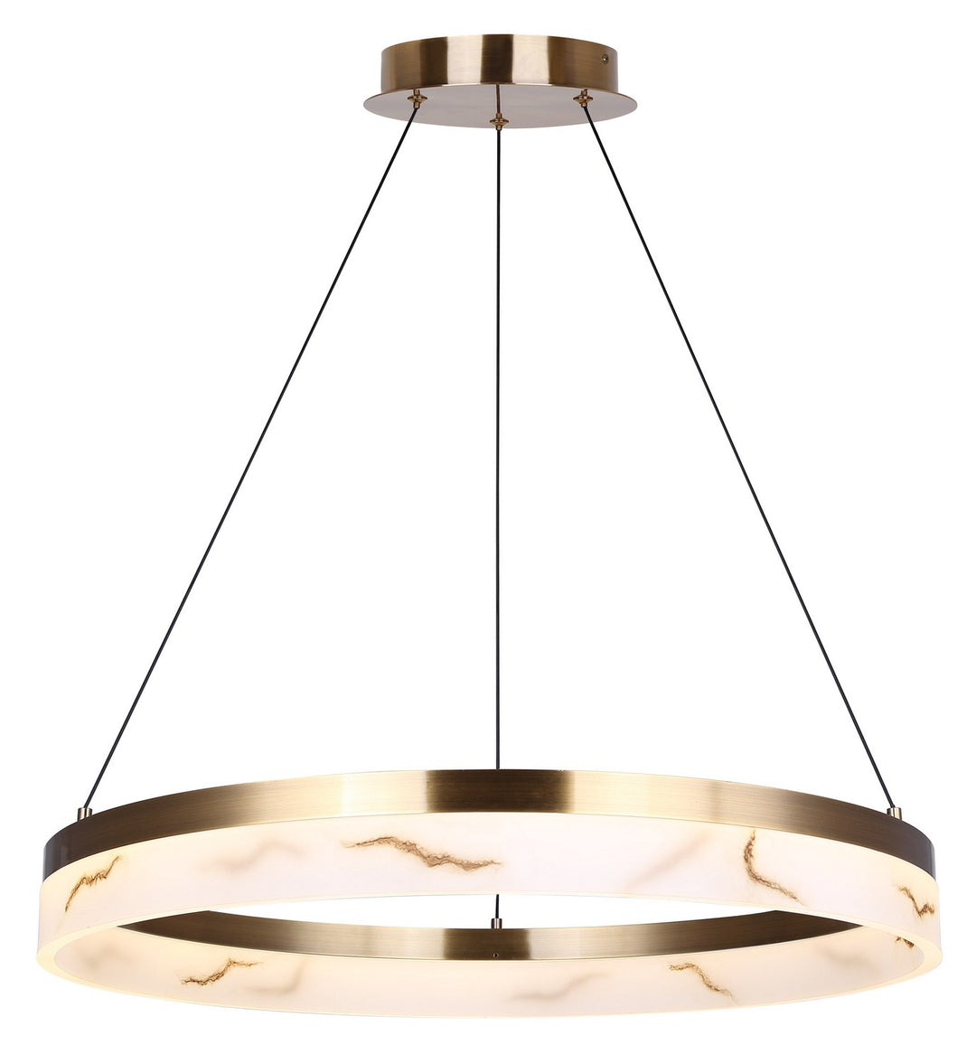 Elynn LED Chandelier in Gold - available from The Lighting Shoppe, trusted by Canadian homeowners