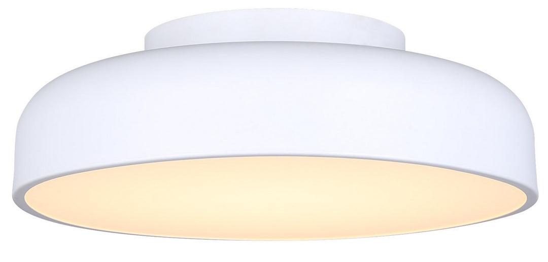Zaria LED Flush Mount in White - available from The Lighting Shoppe, trusted by Canadian homeowners