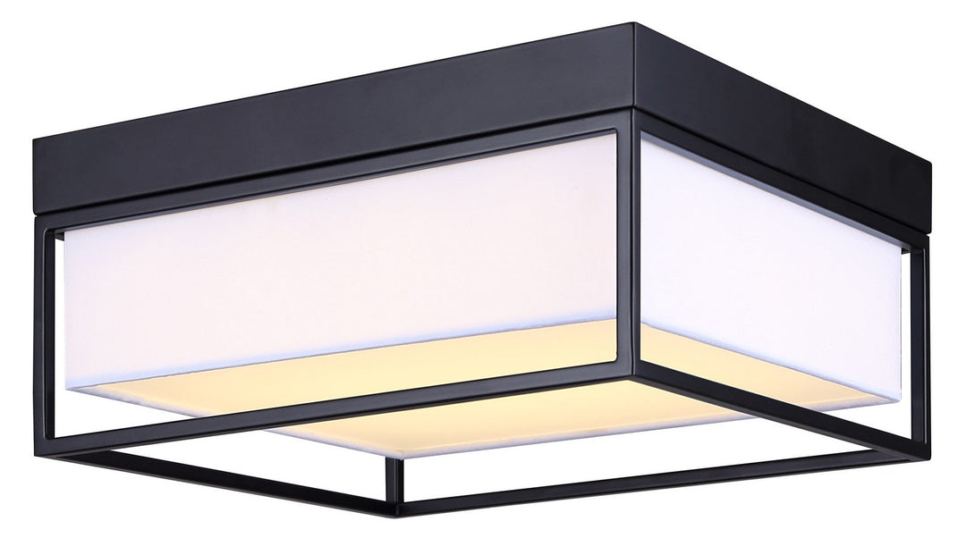 Bretton LED Flush Mount in Black - available from The Lighting Shoppe, trusted by Canadian homeowners
