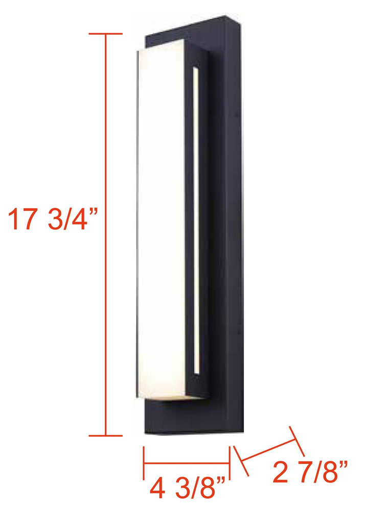 Canarm Canada - LOL648BK - LED Outdoor Lantern - Amani - Black