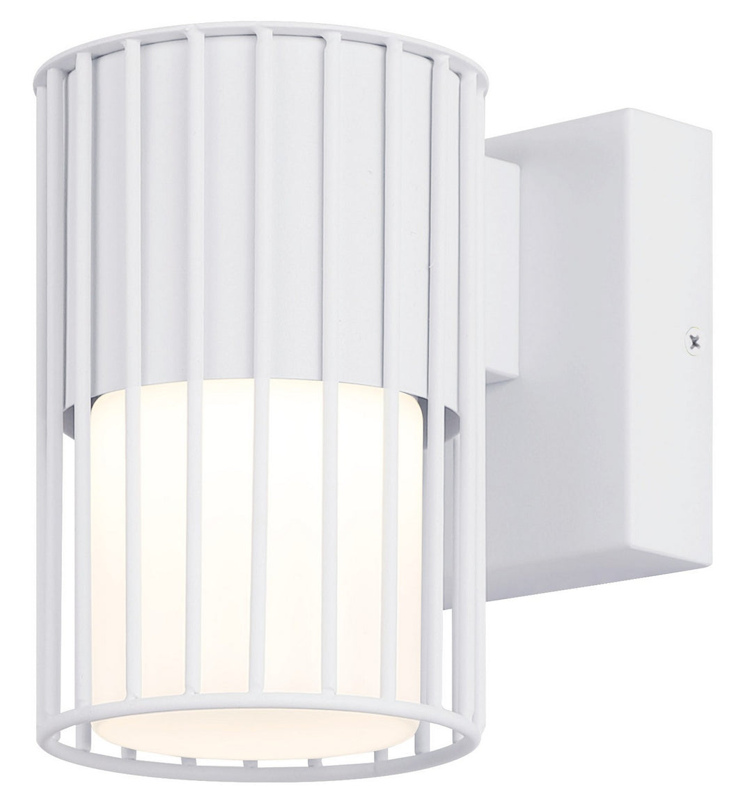 Javon LED Outdoor Lantern in White - available from The Lighting Shoppe, trusted by Canadian homeowners