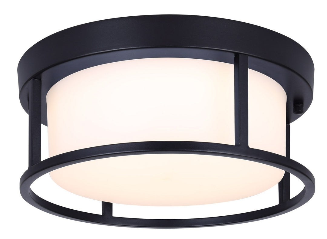 Vero LED Outdoor Ceiling Light in Black - available from The Lighting Shoppe, trusted by Canadian homeowners
