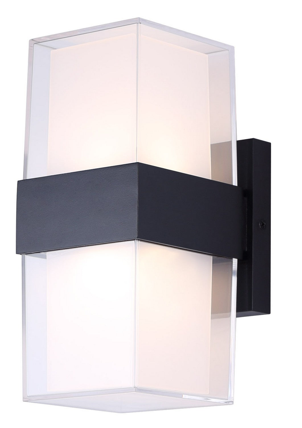 Axl. Lol676Bk LED Outdoor Lantern in Black - available from The Lighting Shoppe, trusted by Canadian homeowners