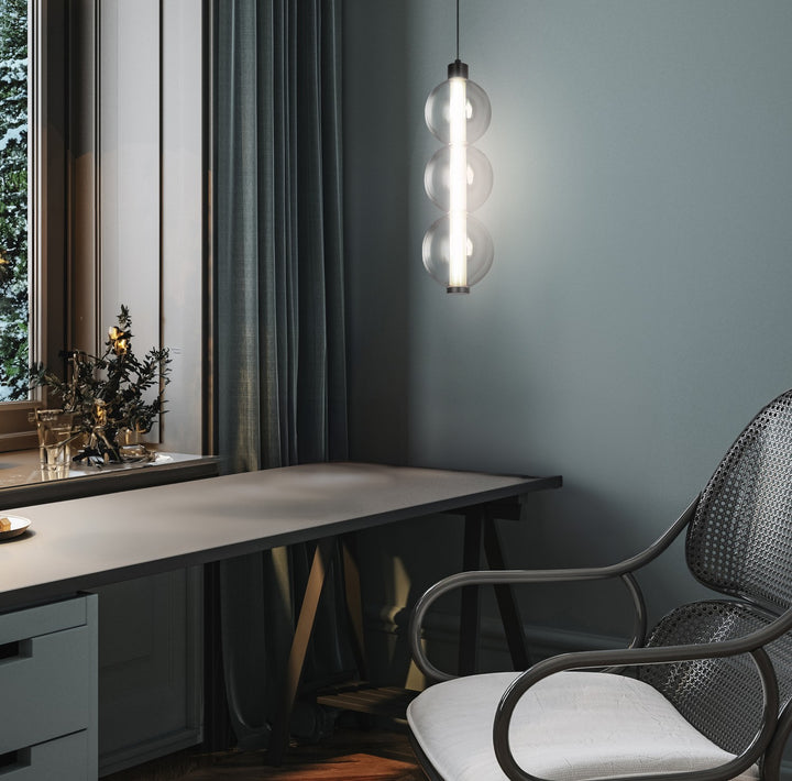 Canarm Canada - LPL316A01BK - One Light Pendant - Melody - Black