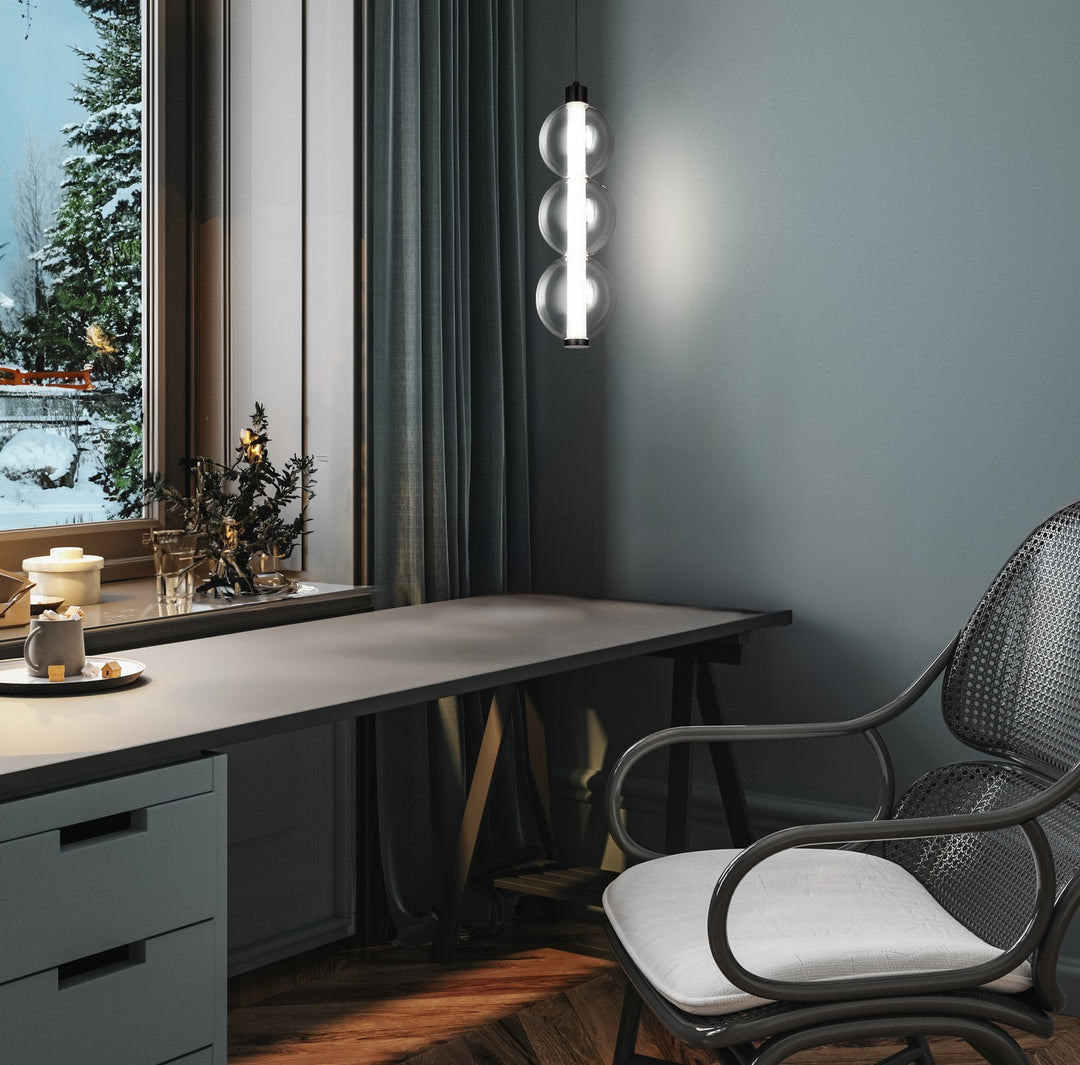 Canarm Canada - LPL316A01BK - One Light Pendant - Melody - Black