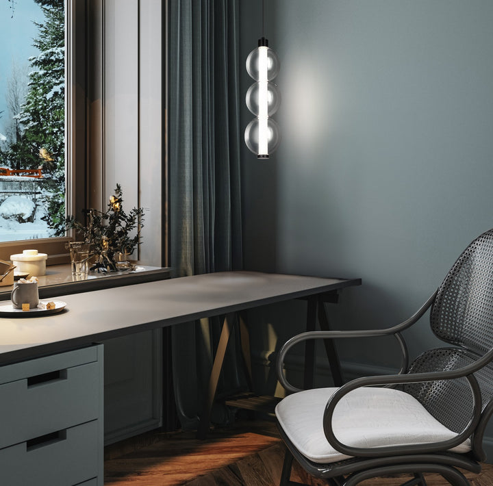 Canarm Canada - LPL316A01BK - One Light Pendant - Melody - Black