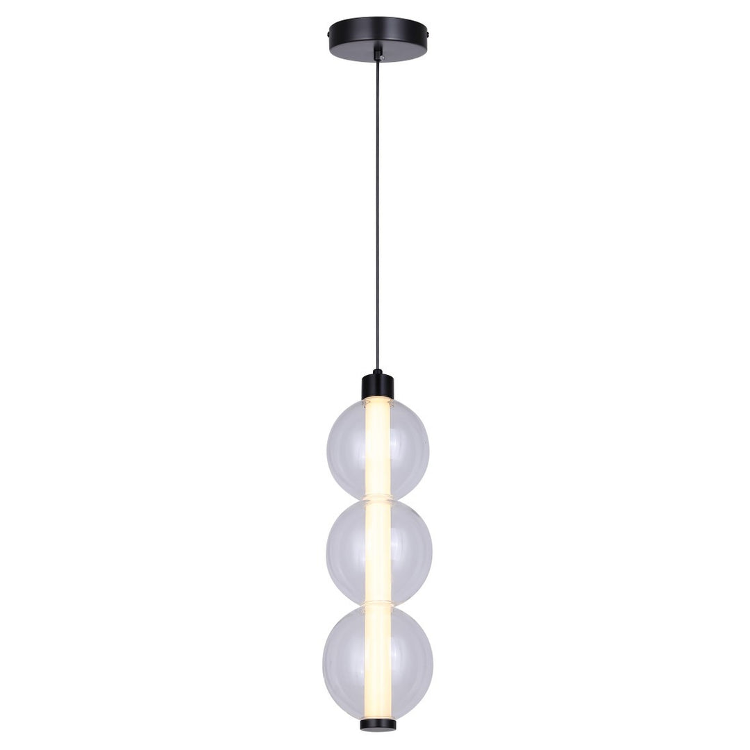 Melody One Light Pendant in Black - available from The Lighting Shoppe, trusted by Canadian homeowners