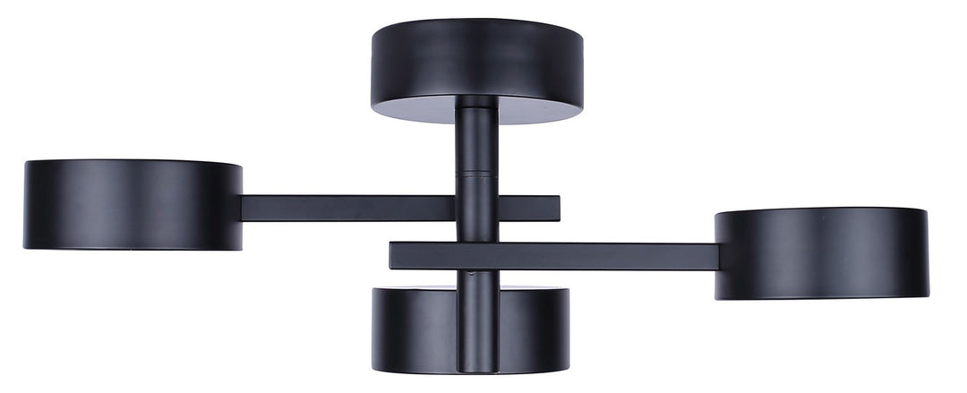Canarm Canada - LSF315A03BK - LED Semi Flush Mount - Montgomery - Black