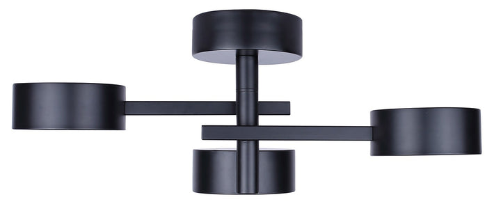Canarm Canada - LSF315A03BK - LED Semi Flush Mount - Montgomery - Black