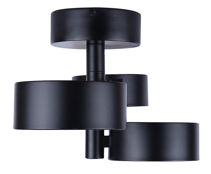 Canarm Canada - LSF315A03BK - LED Semi Flush Mount - Montgomery - Black