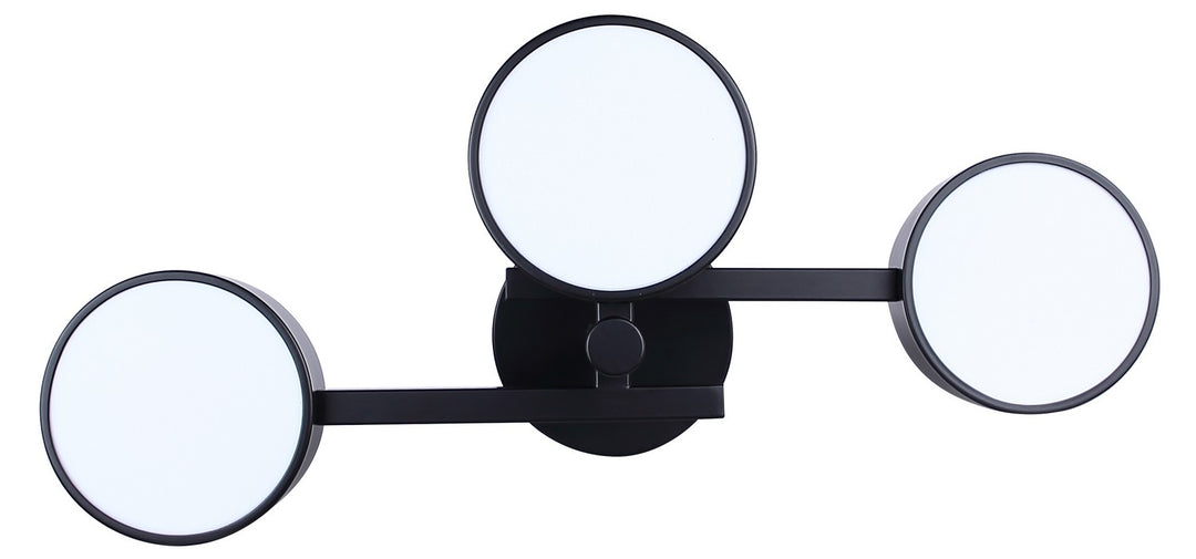 Canarm Canada - LSF315A03BK - LED Semi Flush Mount - Montgomery - Black