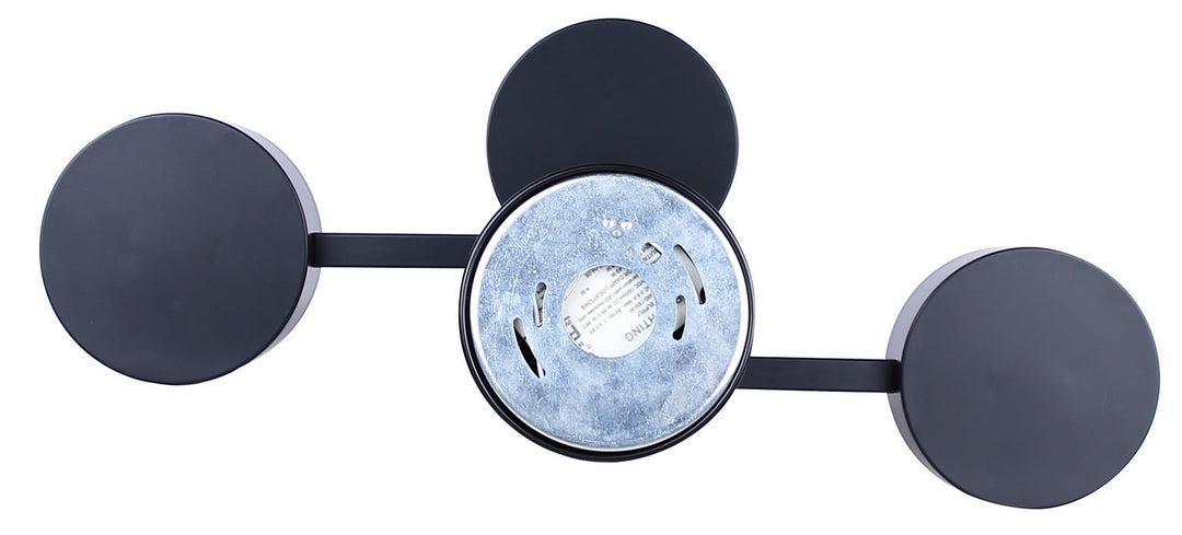Canarm Canada - LSF315A03BK - LED Semi Flush Mount - Montgomery - Black