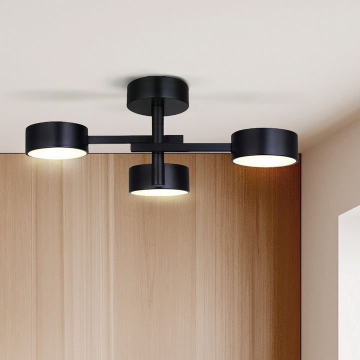 Canarm Canada - LSF315A03BK - LED Semi Flush Mount - Montgomery - Black
