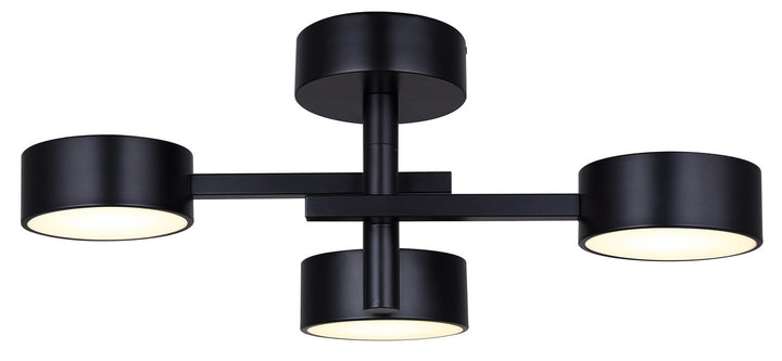 Canarm Canada - LSF315A03BK - LED Semi Flush Mount - Montgomery - Black