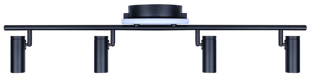 Canarm Canada - LT314A04BK - Four Light Track/Wall Light - Denver - Black