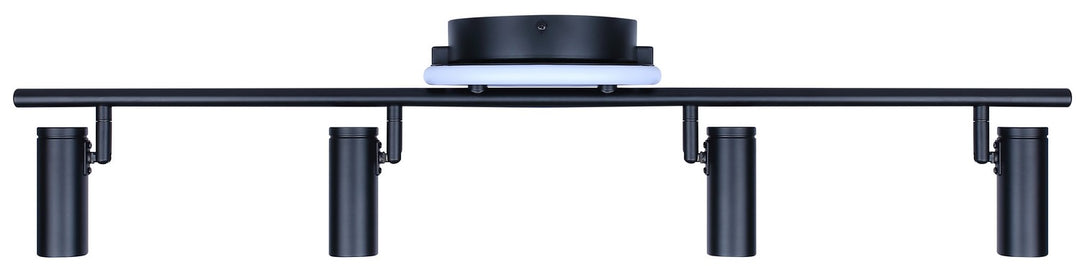 Canarm Canada - LT314A04BK - Four Light Track/Wall Light - Denver - Black