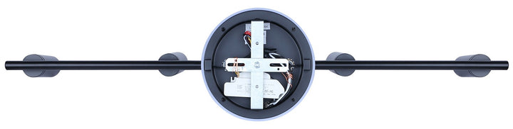 Canarm Canada - LT314A04BK - Four Light Track/Wall Light - Denver - Black