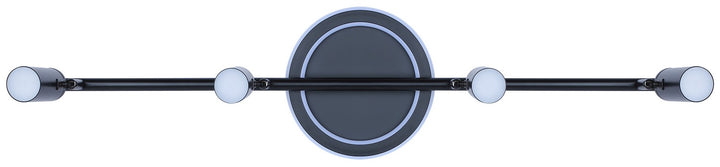 Canarm Canada - LT314A04BK - Four Light Track/Wall Light - Denver - Black