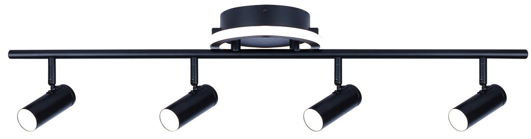Canarm Canada - LT314A04BK - Four Light Track/Wall Light - Denver - Black