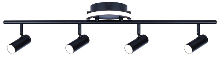Canarm Canada - LT314A04BK - Four Light Track/Wall Light - Denver - Black