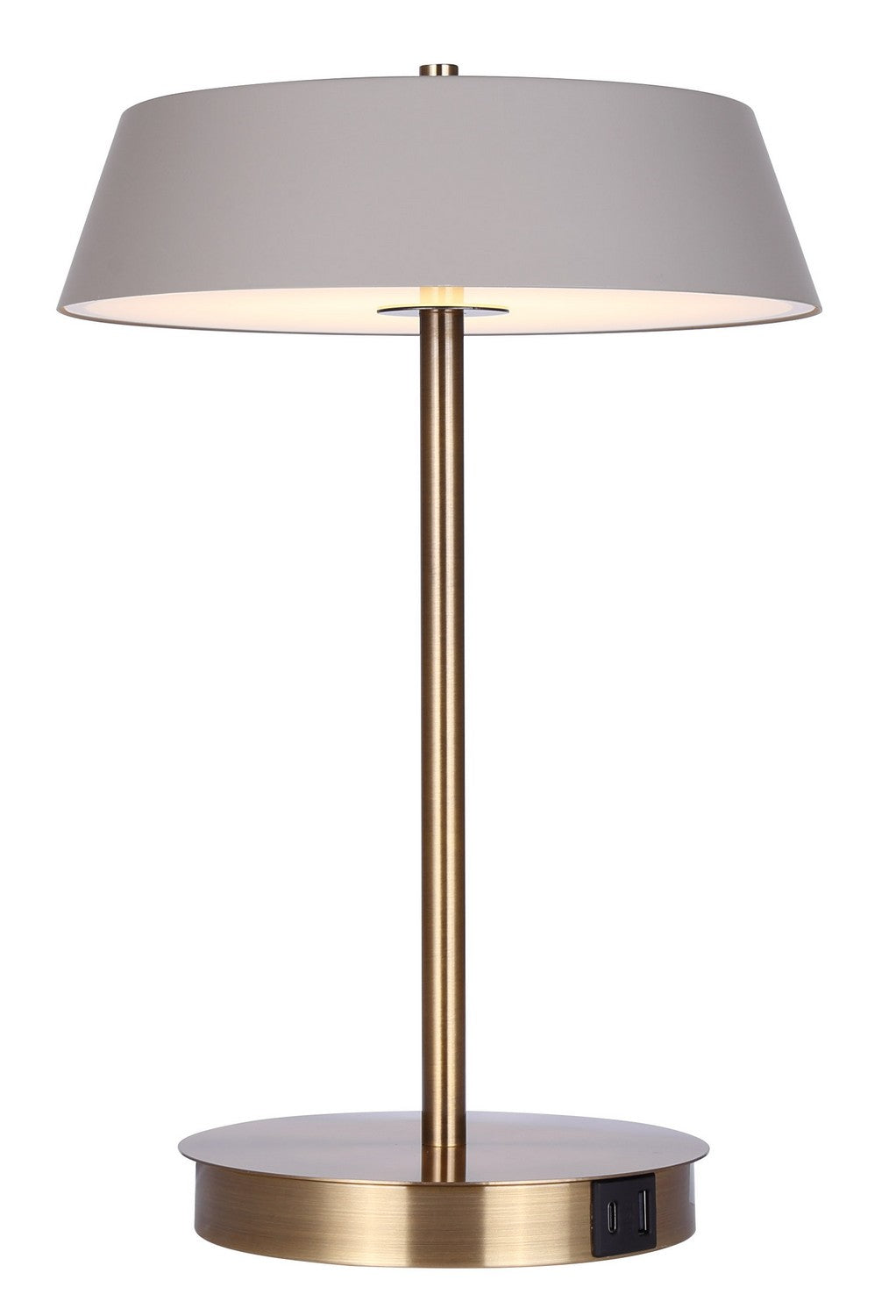 Jessa LED Table Lamp in Gold - available from The Lighting Shoppe, trusted by Canadian homeowners