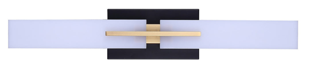 Canarm Canada - LVL289A24BKG - LED Vanity - Hazel - Matte Black And Gold