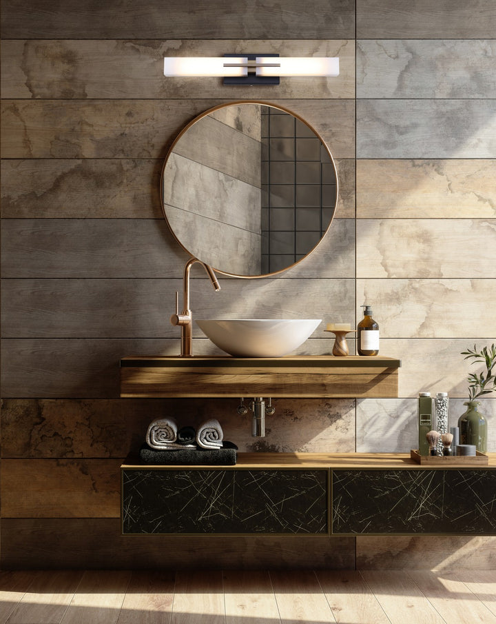 Canarm Canada - LVL289A24BKG - LED Vanity - Hazel - Matte Black And Gold
