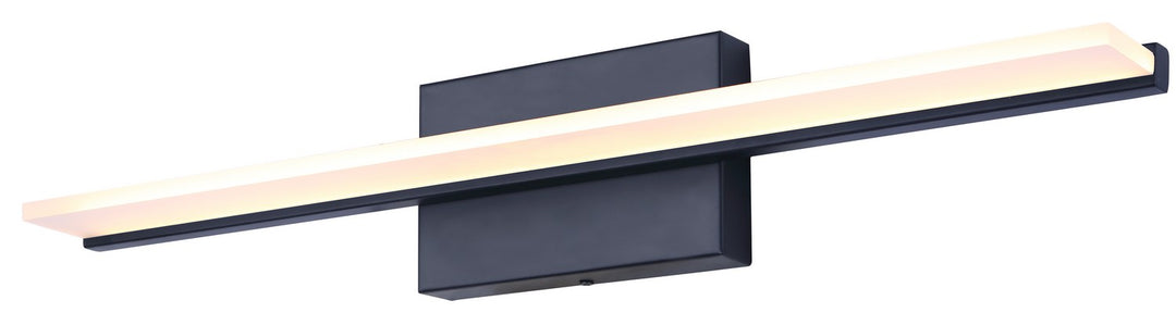 LED Vanity in Black - available from The Lighting Shoppe, trusted by Canadian homeowners