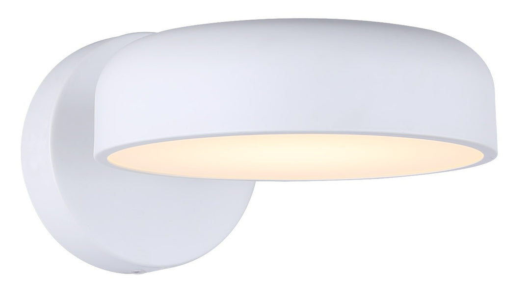 Zaria LED Wall Sconce in White - available from The Lighting Shoppe, trusted by Canadian homeowners