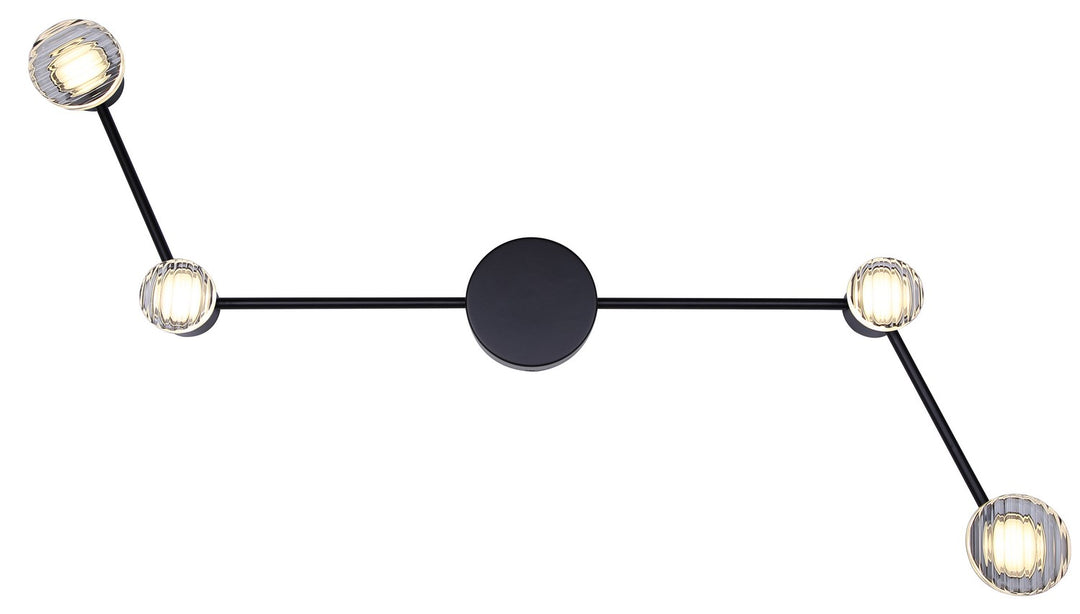 Canarm Canada - LWF313A04BK - LED Wall Sconce - Vanya - Black