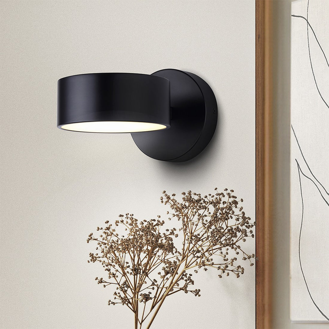 Canarm Canada - LWF315A01BK - LED Wall Sconce - Montgomery - Black