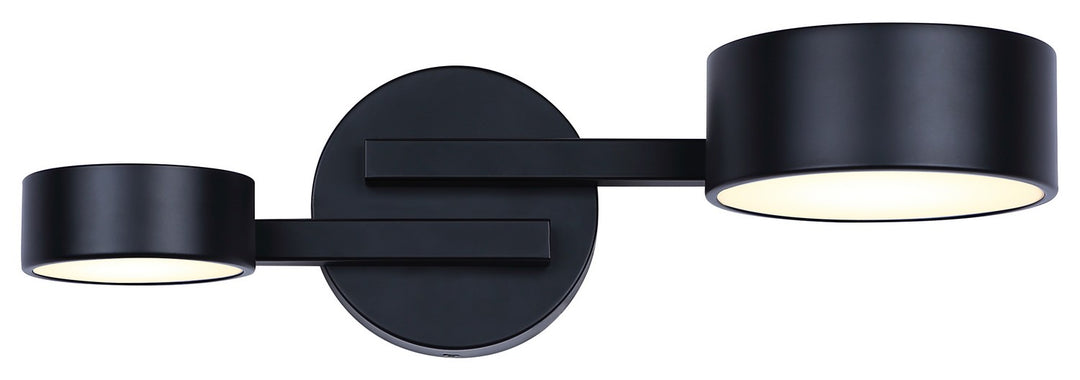 Canarm Canada - LWF315A02BK - LED Wall Sconce - Montgomery - Black