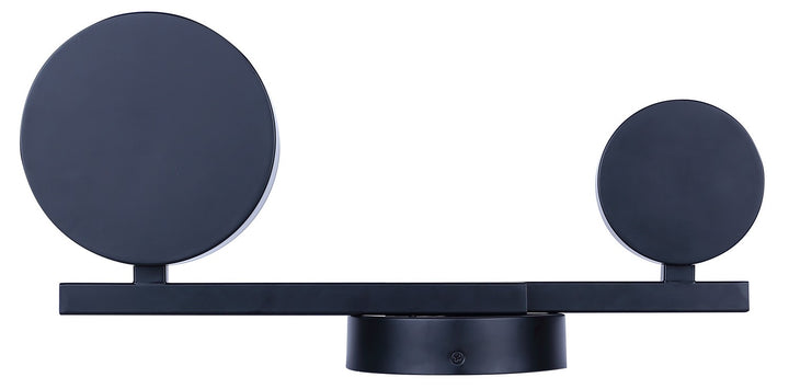 Canarm Canada - LWF315A02BK - LED Wall Sconce - Montgomery - Black