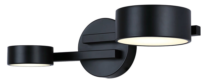 Canarm Canada - LWF315A02BK - LED Wall Sconce - Montgomery - Black