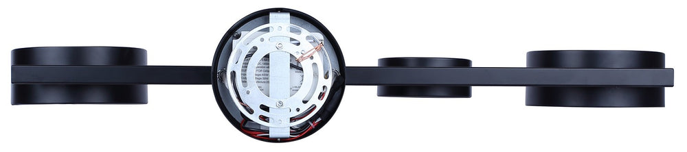 Canarm Canada - LWF315A03BK - LED Wall Sconce - Montgomery - Black