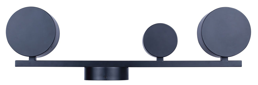 Canarm Canada - LWF315A03BK - LED Wall Sconce - Montgomery - Black