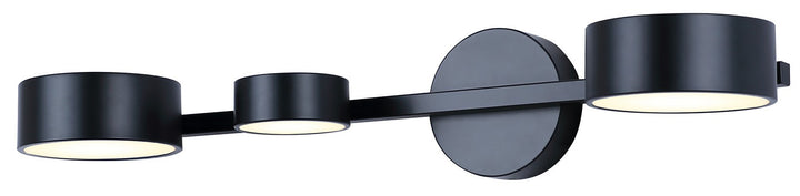 Canarm Canada - LWF315A03BK - LED Wall Sconce - Montgomery - Black