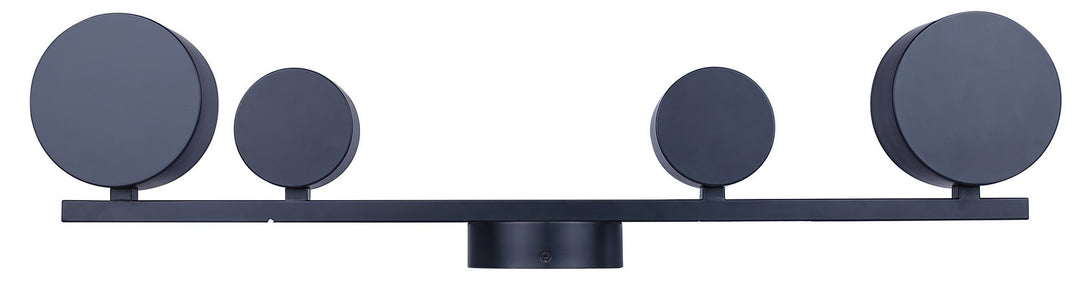 Canarm Canada - LWF315A04BK - LED Wall Sconce - Montgomery - Black