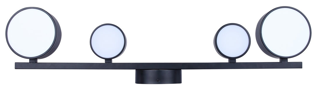 Canarm Canada - LWF315A04BK - LED Wall Sconce - Montgomery - Black