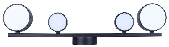 Canarm Canada - LWF315A04BK - LED Wall Sconce - Montgomery - Black