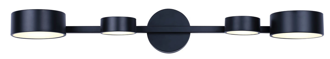 Canarm Canada - LWF315A04BK - LED Wall Sconce - Montgomery - Black