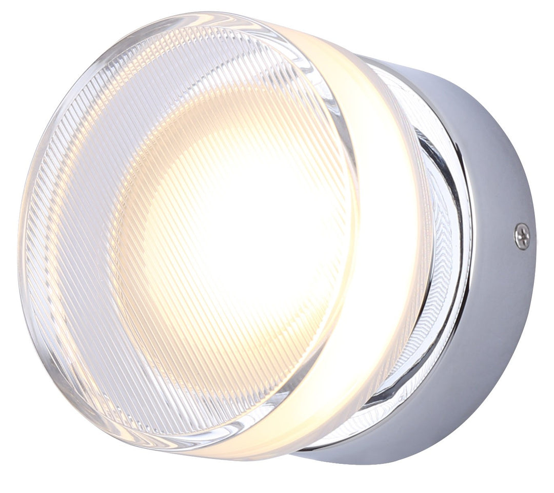 Benni LED Wall Sconce in Chrome - available from The Lighting Shoppe, trusted by Canadian homeowners