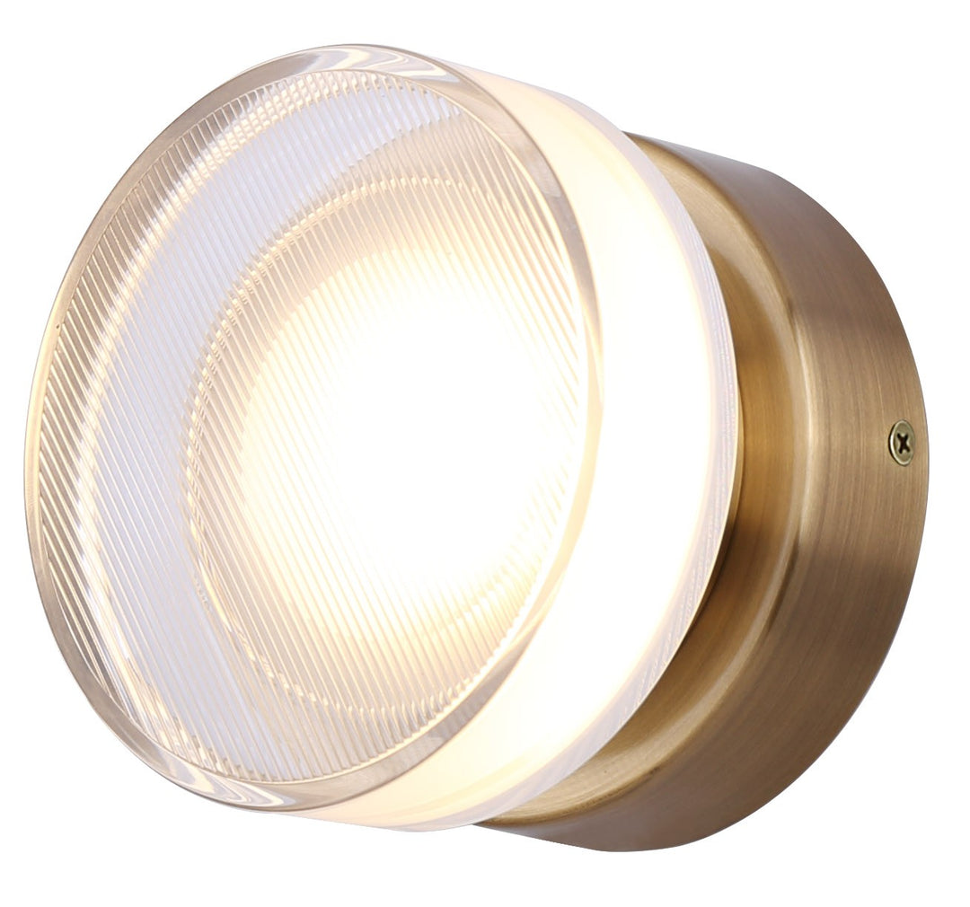 Benni LED Wall Sconce in Gold - available from The Lighting Shoppe, trusted by Canadian homeowners