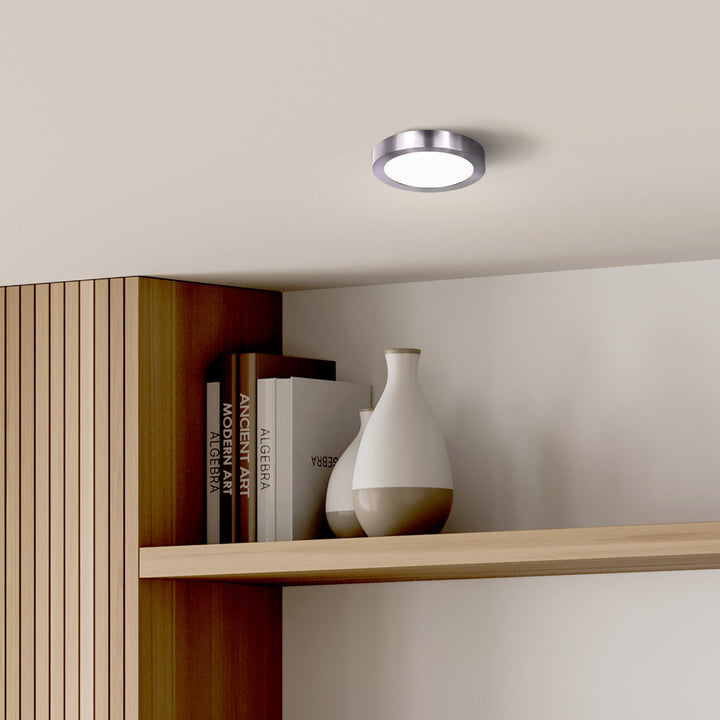 Canarm Canada - DL-5F-10S-BN-C - LED Flush Mount - Led Disk Light - Brushed Nickel