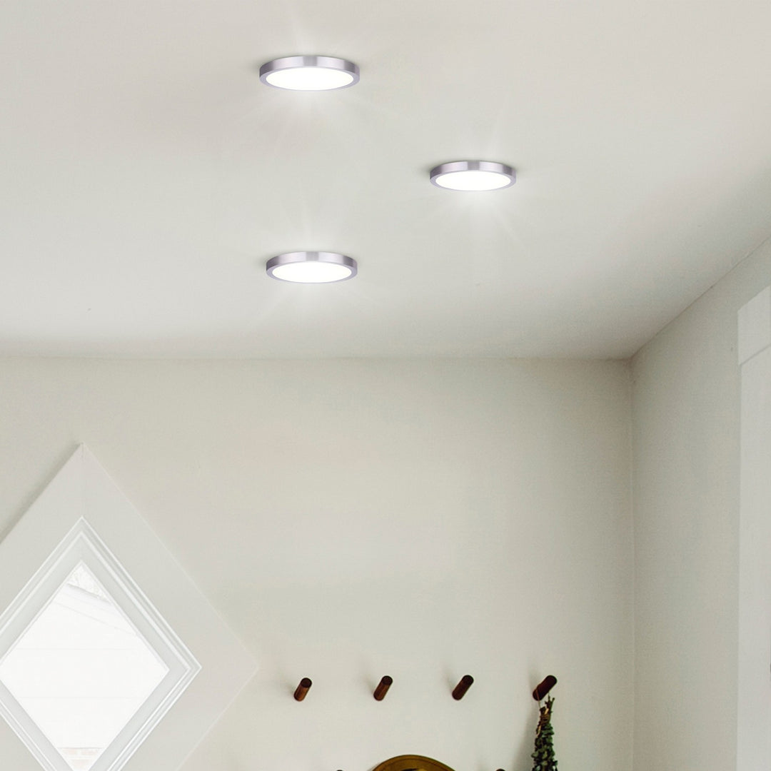 Canarm Canada - DL-5F-10S-BN-C - LED Flush Mount - Led Disk Light - Brushed Nickel