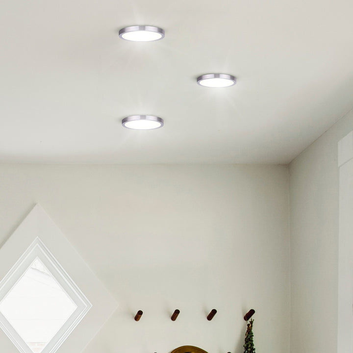 Canarm Canada - DL-5F-10S-BN-C - LED Flush Mount - Led Disk Light - Brushed Nickel