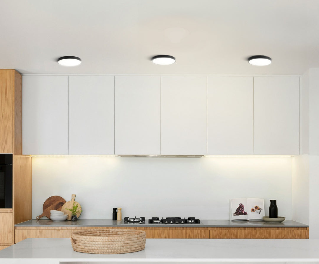 Canarm Canada - DL-6F-10WS-BK-C - LED Flush Mount - Luna - Matte Black