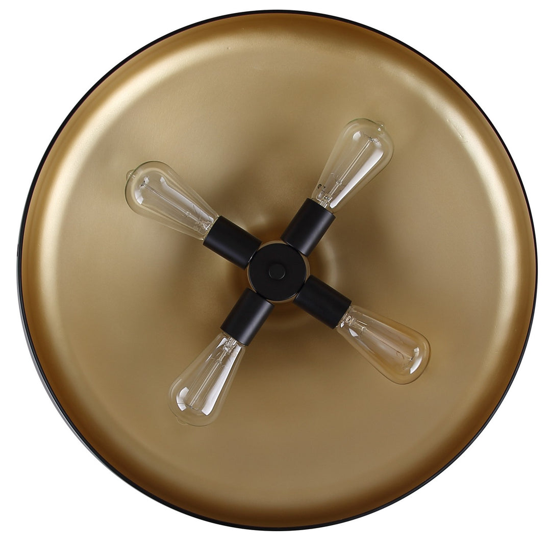 Canarm Canada - IPL1203A04BKG22 - Four Light Pendant - Holland - Matte Black