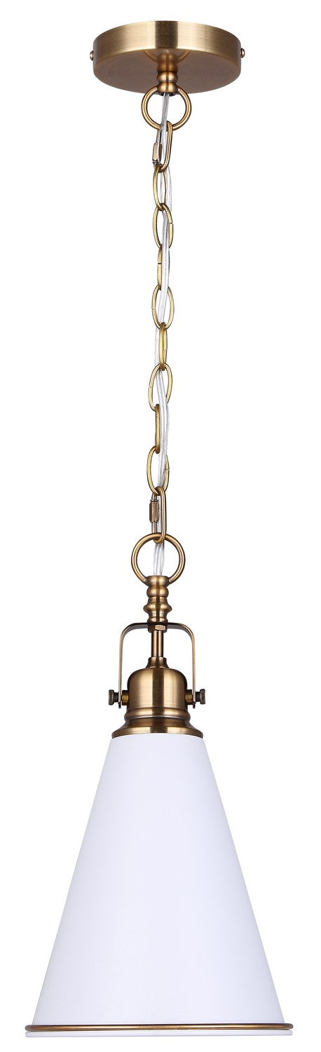 Canarm Canada - IPL2195B01WHG - One Light Pendant - Ollie - Gold