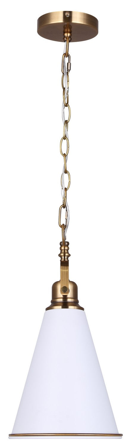 Canarm Canada - IPL2195B01WHG - One Light Pendant - Ollie - Gold